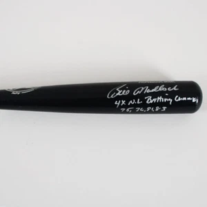 Bill Madlock Signed Bat Pirates "4x N.L. Batting Champion 75 - 76 - 81 - 83" ... - Picture 1 of 6