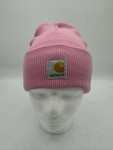 NWT Lt. Pink Carhartt Youth Beanie, Toboggan Winter Warm Casual Outdoors- OSFM - Picture 1 of 8
