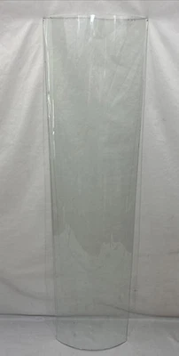 Antique Bent Curved Wavy Glass Replacement Panel For China Cabinet Door 46-1/8"A - Image 1 of 4