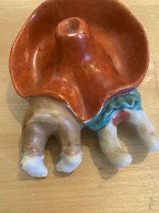 Vintage Sleeping Kissing Couple Under Sombrero Ashtray Japan Kitsch - Picture 1 of 4