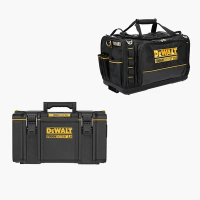 DeWALT DWST08300-KIT TOUGHSYSTEM 2.0 Large Toolbox w/ 50-Pocket Tool Bag - Image 1 of 4