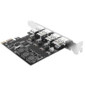 4 Carte D'Extension Express Usb 3.0 Pci Port Pcie Contrôleur D'Hôte Usb 3.03822 - Afbeelding 1 van 8