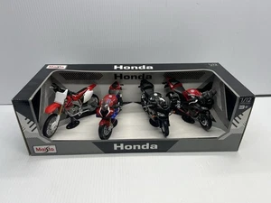 Maisto 1:12 Official Honda Diecast Motorcycles 4 Pack CBR CRF 1000 450r 800rr - Bild 1 von 4