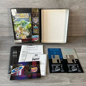 POPULOUS II Trials Of The Olympian Gods IBM PC Big Box Spiel 3,5" Disks 1992 EA - Bild 1 von 12