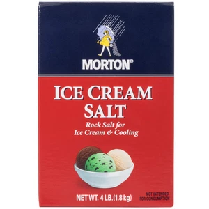 Paquete de 2 sal de helado Morton 64 onzas de sal de roca para postres de helado - Imagen 1 de 12