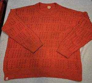 Lego  Sweater Red sz XXL Mens textured Collection Target warm comfort - Picture 1 of 4