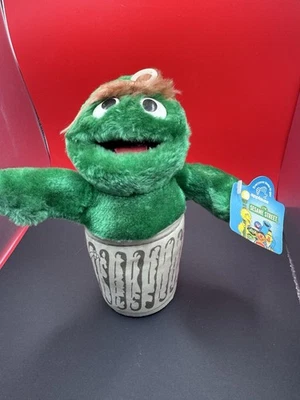 Peluche de colección 1995 Oscar El Gruñón Plaza Sésamo Muppets Aplausos Foto 1 de 4