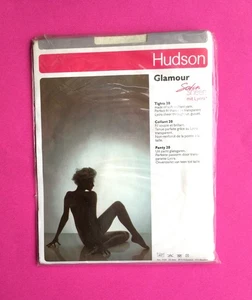 Vintage Nylonstrumpfhose Hudson Glamour 20, NATURWEISS/007, I 38-40 - Bild 1 von 5