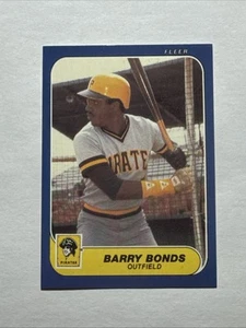 1986 Fleer Update #U-14 ~ Barry Bonds 🎖️ROOKIE🎖️NM-MINT or BETTER - Picture 1 of 10