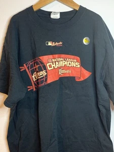 Black Astros National League Champions 2005 Old Logo World Series Shirt XL - Picture 1 of 5