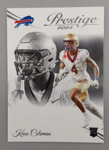 Keon Coleman Buffalo Bills RC Rookie Panini Prestige 2024 NFL #339 - Imagen 1 de 2