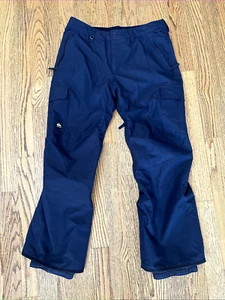 Pantaloni da sci da neve isolati Quiksilver Porter Uomo Porter Navy XL - Indossati due volte - Foto 1 di 4