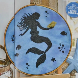 Nur Kreuzstichkarte - Sea-Maiden Probenahmegerät Meerjungfrau & Wasserfreunde Reifen - Bild 1 von 1