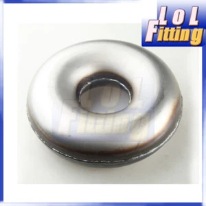 Tubo de admisión de escape de acero suave donut doblado mandril ID de 2,25" de 360 grados EE. UU. - Imagen 1 de 4