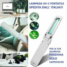 Lampada Sterilizzatrice Germicida Raggi UV UVC UV-C Sanificatore Portatile USB