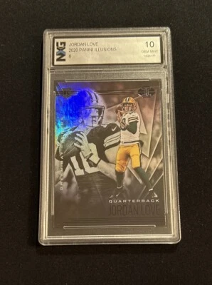 Jordan Love 2020 Panini Illusions #8 novato radiocontrol graduado NXG 10 gemas como nuevo Foto 1 de 2
