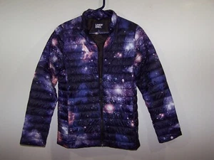 Lands' End Primaloft Puffer Jacket Galaxy Universe - Girl's L (14-16) ***NICE - Picture 1 of 3