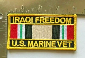 US MARINE CORPS IRAKISCHE FREIHEIT VETERAN AUFNÄHER OIF KAMPAGNE MEDAILLE USMC - Bild 1 von 3