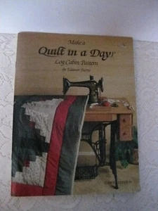 Make A Quilt in a Day Log Cabin Pattern by Eleanor Burns - Imagen 1 de 4