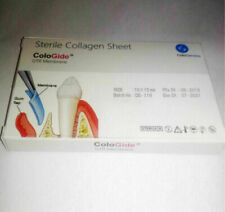 Pack of 10 New Colo Gide Sterile Collagen Sheet GTR Membrane 10 x 15mm.