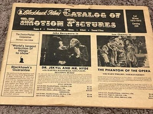 BLACKHAWK FILMS Fall winter 1973-1974 NEWSPAPER TYPE CATALOG - Picture 1 of 4