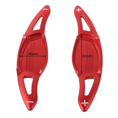 Aluminium Steering Wheel Shift Paddle Shifter Fit Audi R8 RS3 RS4 RS5 TT RS Red Foto 1 de 4