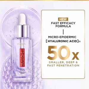 L'Oreal Paris Revitalift Serum Hydrating & Plumping With 1.5% Hyaluronic 15ml - Picture 1 of 5