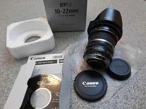 Originalverpacktes Canon EF-S 10-22mm 1:3.5-4.5 USM Ultrasonic Weitwinkelobjektiv - für Canon DSLR - Bild 1 von 13