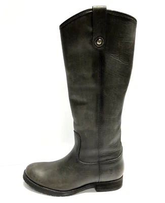 Bota alta Frye Melissa Button Lug Smoke para mujer talla 6,5 M Foto 1 de 4