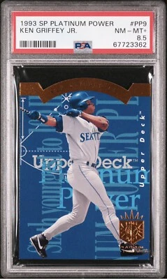 1993 SP Platinum Power #PP9 Ken Griffey Jr. PSA 8.5 NM-MT+ - Image 1 of 2