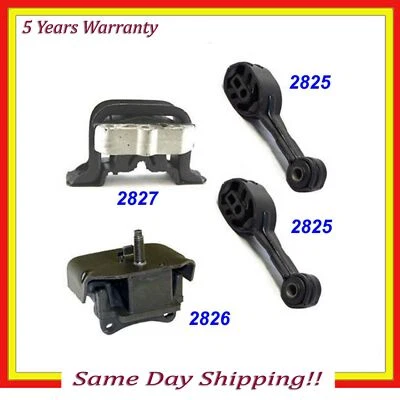 Motor & Trans Mount Set For 1992-2002 Saturn SC/SL/SW 1.9L 2825*2 2826 2827 M825 - Image 1 of 3
