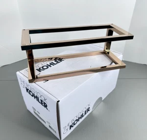 Kohler Draft 27353-RGD 12" Towel Bar Frame Polished Rose Gold Finish New - Picture 1 of 12