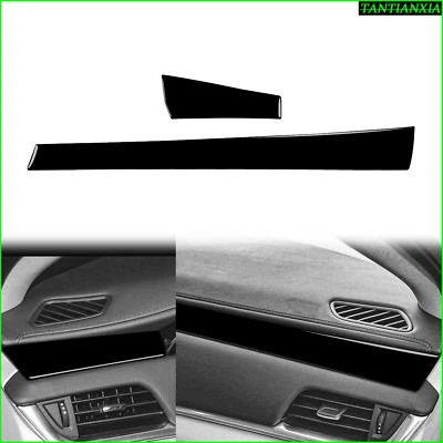 Kit de molduras de cubierta de panel de tablero interior negro piano para Cadillac XTS 2013-19 Foto 1 de 4