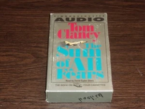 1991 The Sum Of All Fears Tom Clancy Audio Book 4 Audio Cassette Simon & Shuster - Picture 1 of 5