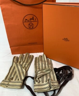 Guantes de moda Hermes vintage años 40 - Wear-Right Foto 1 de 4