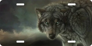 Wolf Bad Dog Wolves Pack Hunting Beast Dog Hunter Car Truck Tag License Plate - Picture 1 of 1