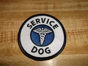Service Dog Patch Guide Animal Medical Disability Assistance Iron On Applique - Picture 1 of 2