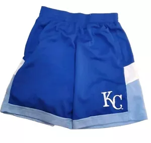 Pantalones Cortos KC Kansas City Royals Juveniles L 10/12 MLB Genuinos Equipo Atletismo Bolsillos - Imagen 1 de 11