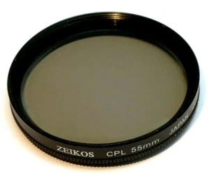 Zeikos 55mm Filter Cir. Polarizer C-PL Circular CPL - Picture 1 of 12