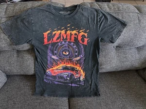 LZMFG Sacred Eye Graphic Racing Tee, Mens Size Medium - Picture 1 of 3