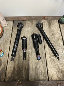 Rock Shox Monarch Plus Super Air Deluxe Shock ++ Bike Manic Fusion Seat Posts - Picture 1 of 13