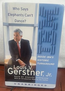 NEW *Who Says Elephants Can’t Dance? IBM’s Turnaround Louis Gerstner Audiobook - Picture 1 of 7