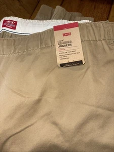 Levis XX Chino Jogginghose Herren 4xl Hellbraun Bündchen Knöchel Stretch Twill Neu - Bild 1 von 2