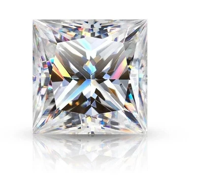 9.52 Carat GRA Certified Loose Moissanite Radiant Cut Stones D VVS1 12x12 mm - Image 1 of 4
