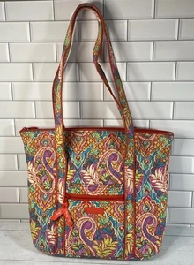 Vera Bradley Tasche Schultertasche Handtasche Paisley In Paradise - Bild 1 von 13