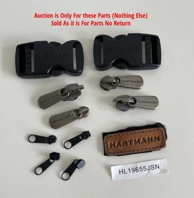 Hartmann Luggage Travel Case Bag Suitcase Handle Zipper Pull Screw Clip Parts - Image 1 of 4