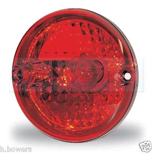 JOKON 710 95mm ROUND REAR STOP / TAIL LIGHT LAMP ELDDIS BAILEY CARAVAN MOTORHOME - Picture 1 of 2