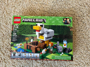 LEGO 21140 Minecraft Chicken Coop - New & Sealed in Damaged Box