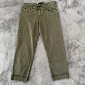 Kut From The Kloth Amy gerades Bein kurz grün khaki Hose Damen 8 Chino - Bild 1 von 9