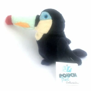 Mini gorro de felpa de pájaro tucán 8" bolsa pal coleccionable Sammy nacido 1/06/2008 nuevo - Imagen 1 de 4